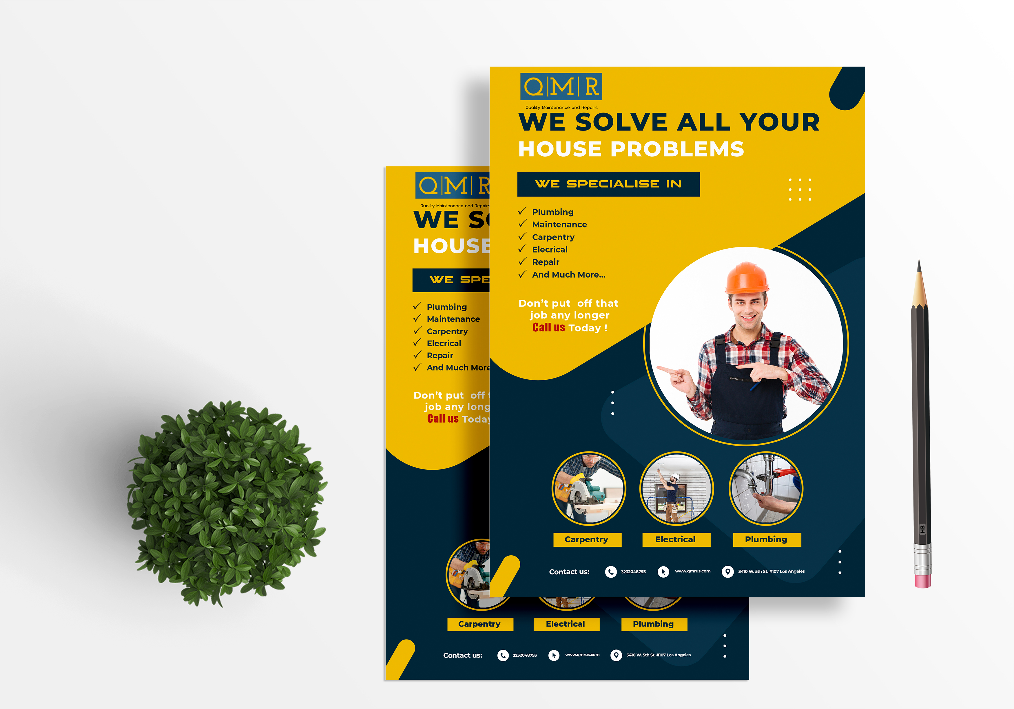 Flyer Design by sajjad 26 for Quality Maintenance and Repairs LLC dba. QMR LLC | Design #27274002