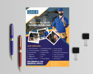 Flyer-Design von Mamata Sasmal für Quality Maintenance and Repairs LLC dba. QMR LLC | Design #27267953