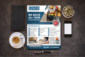 Flyer Design by alex989 for Quality Maintenance and Repairs LLC dba. QMR LLC | Design: #27261156