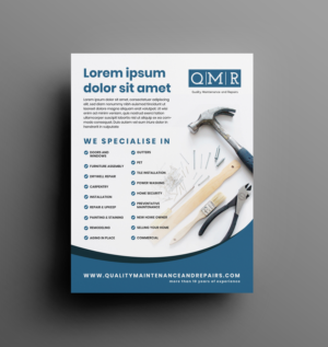 Flyer Design by JK18 for Quality Maintenance and Repairs LLC dba. QMR LLC | Design: #27254854
