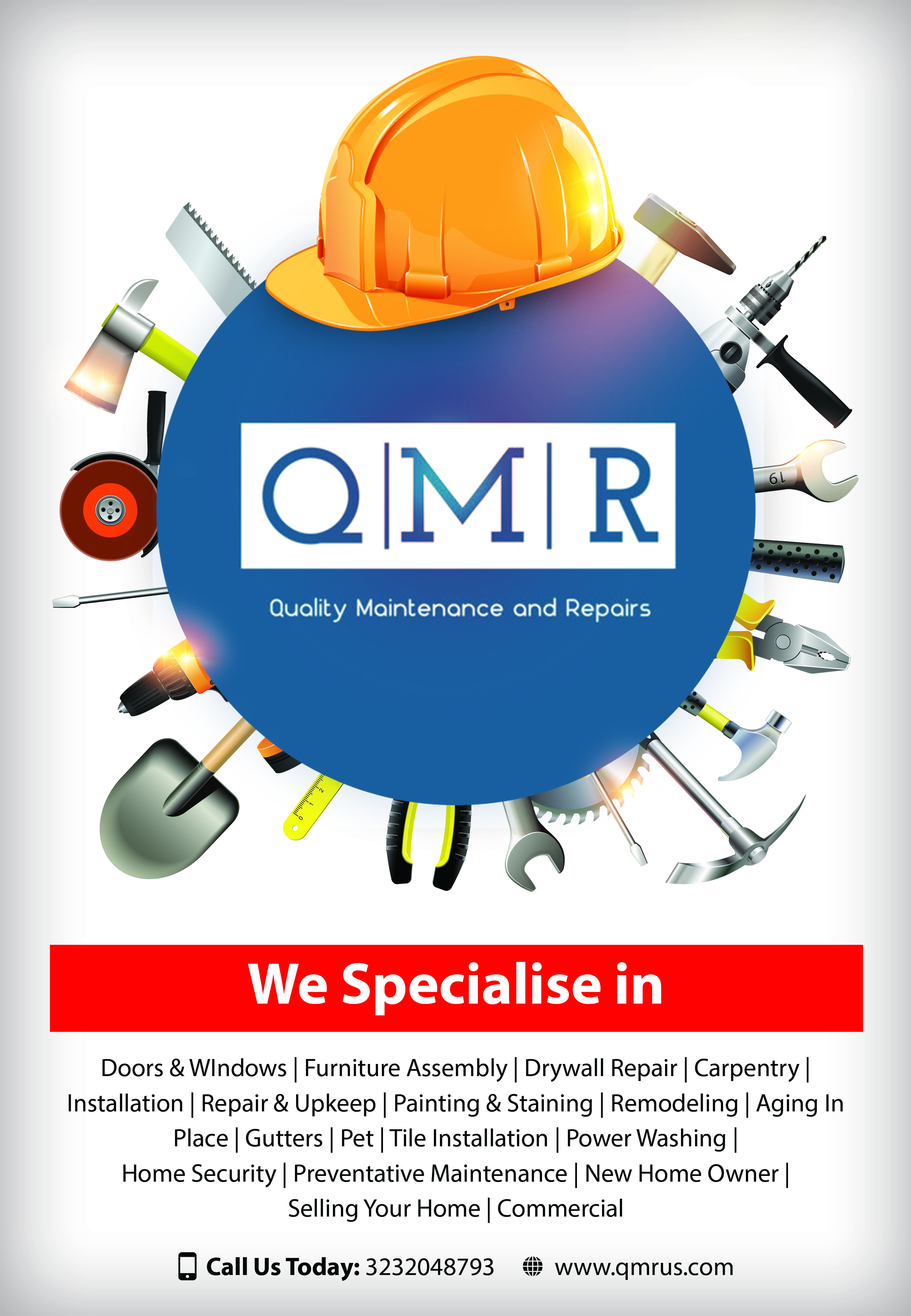Flyer Design by naynachauhan06 for Quality Maintenance and Repairs LLC dba. QMR LLC | Design #27270797
