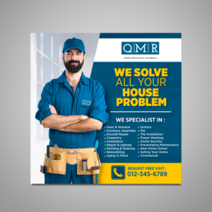 Flyer Design by adiesoesilo for Quality Maintenance and Repairs LLC dba. QMR LLC | Design: #27268974