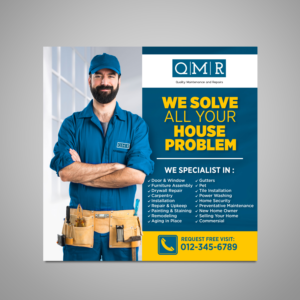 Flyer Design by adiesoesilo for Quality Maintenance and Repairs LLC dba. QMR LLC | Design: #27268979