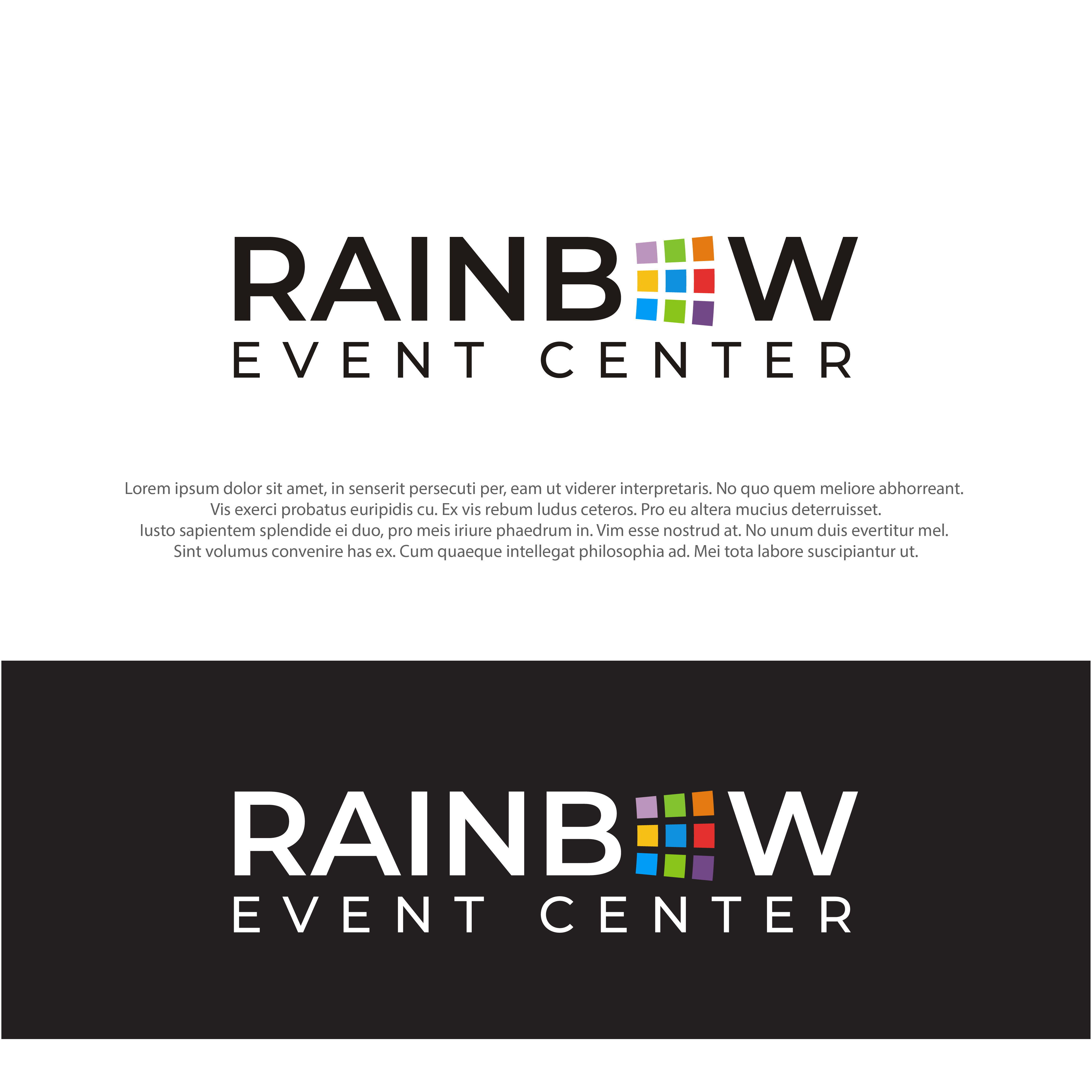 Logo Design by farady for Rainbow Event Center | Design #27257438