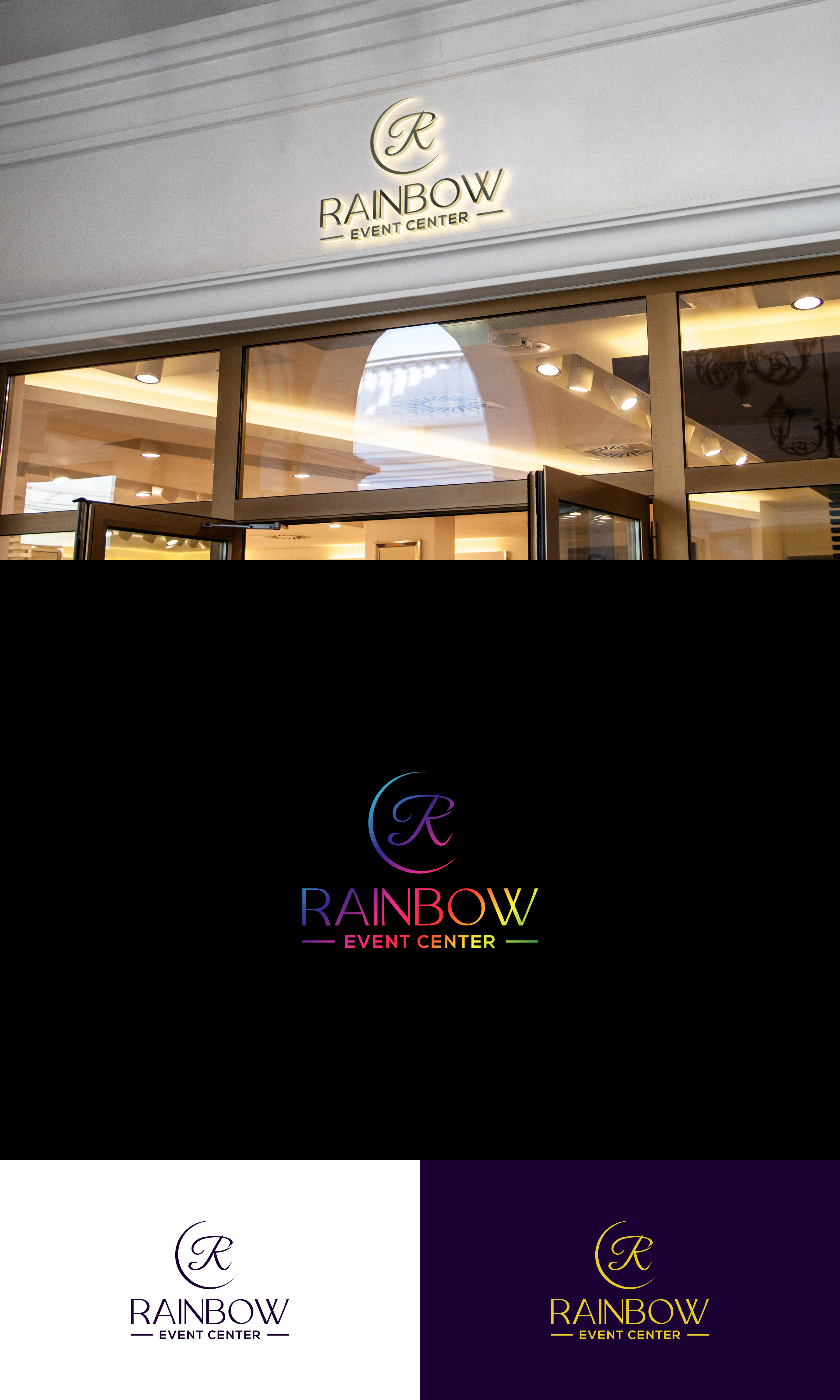Logo Design by Ally Mac for Rainbow Event Center | Design #27260805