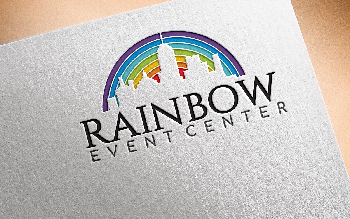 Logo Design by Vishak vasu for Rainbow Event Center | Design #27261042