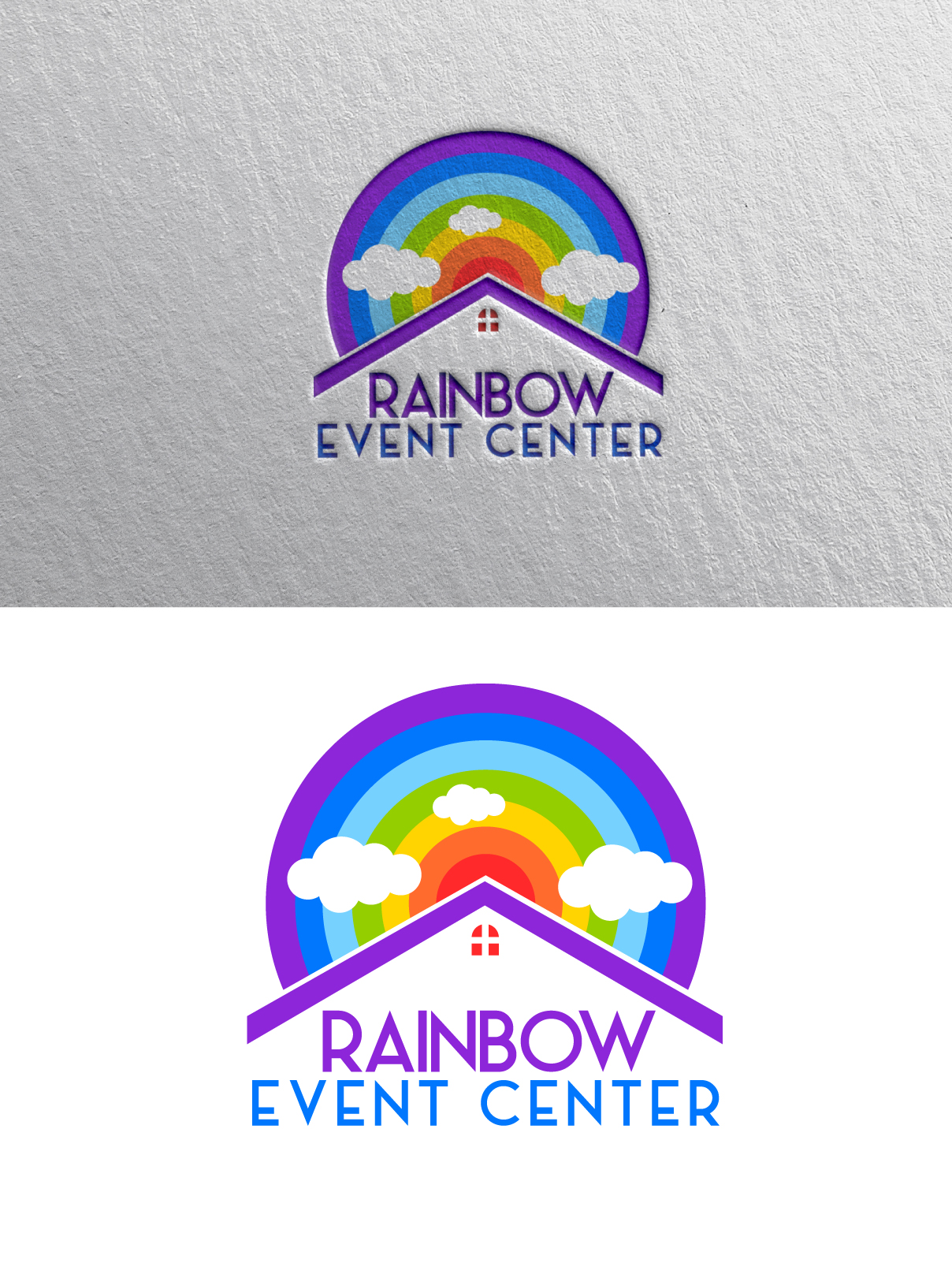 Logo Design by blue eye for Rainbow Event Center | Design #27260675