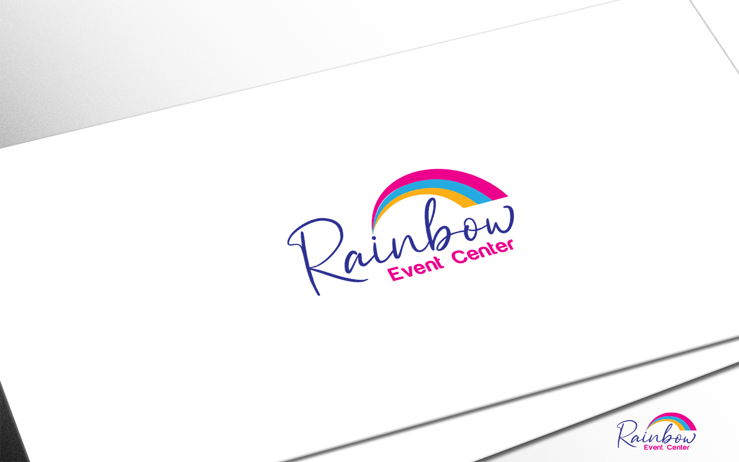 Logo Design by A.STUDIO for Rainbow Event Center | Design #27257355
