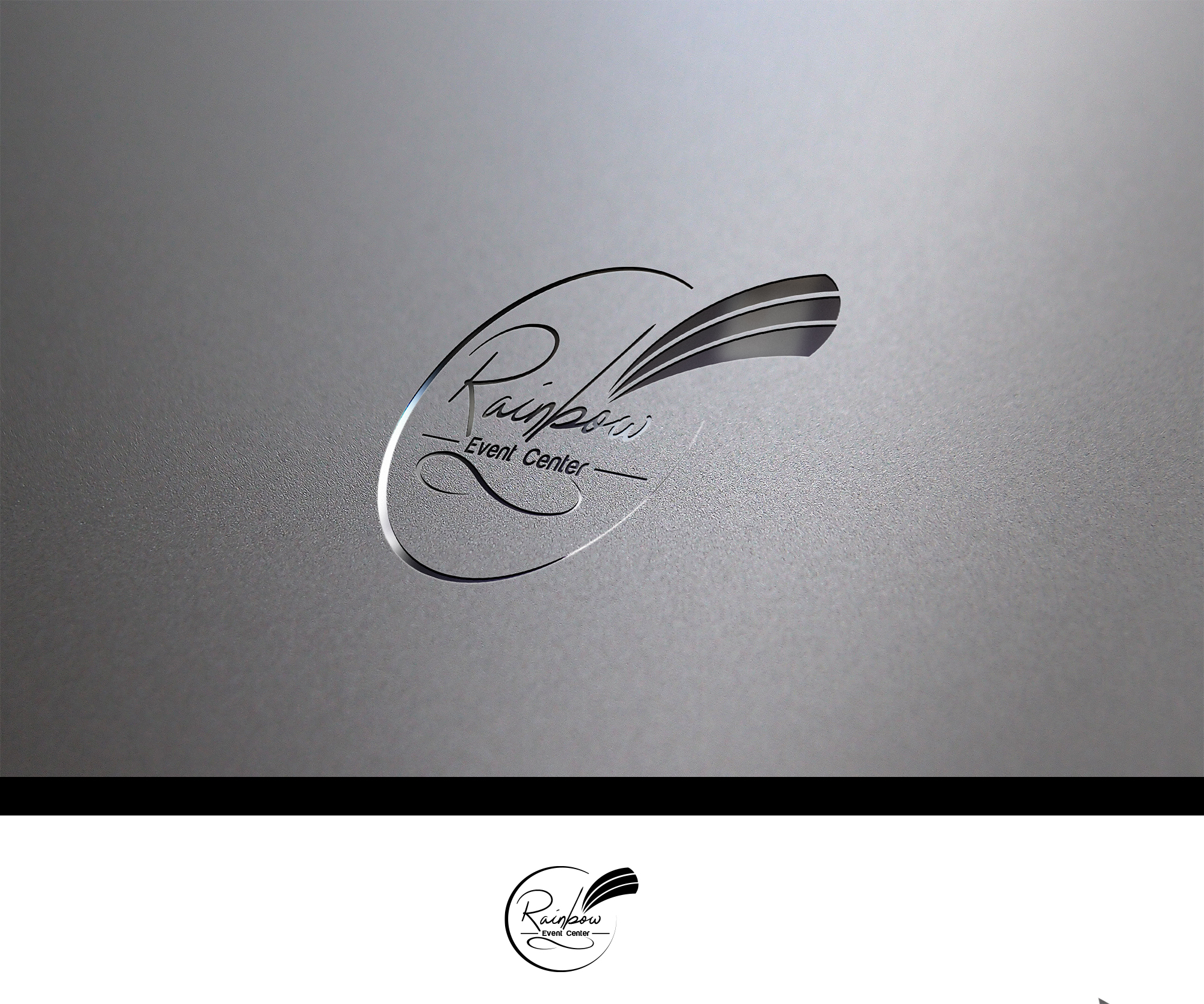 Diseño de Logo por A.STUDIO para Rainbow Event Center | Diseño #27261591