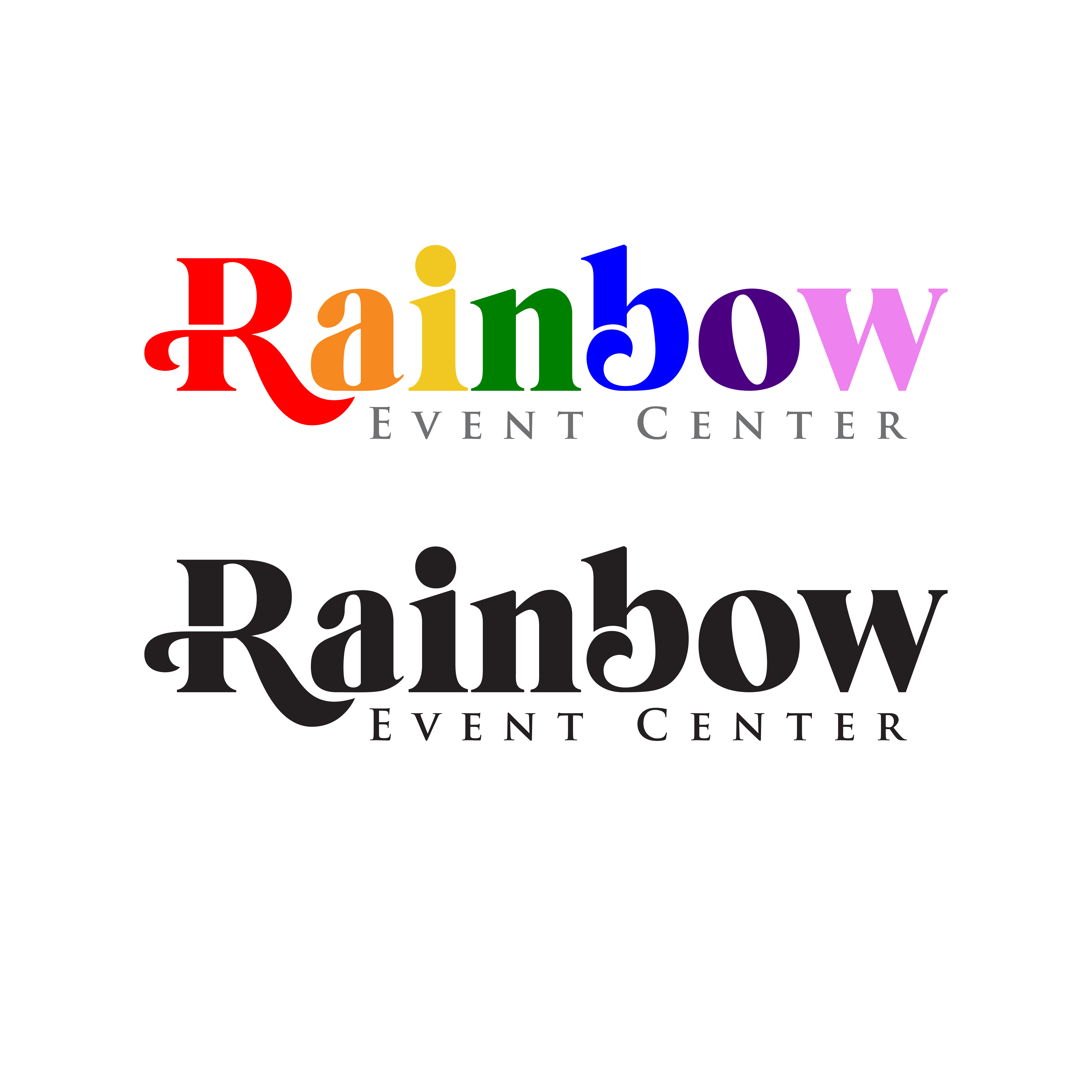 Logo Design by ARTchemist for Rainbow Event Center | Design #27256672