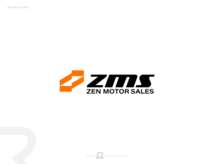 The logo must consist of one of "Zen Motor Sales", "Z.M.S", "ZEN" or an automotive sales inspired logo. | Logo Design by Rafs