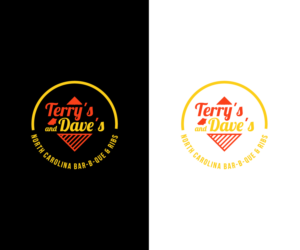 Terry's and Dave's North Carolina Bar-B-Que & Ribs | Logo-Design von rimu