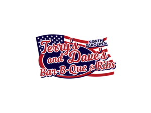 Terry's and Dave's North Carolina Bar-B-Que & Ribs | Logo Design by BNdesigner