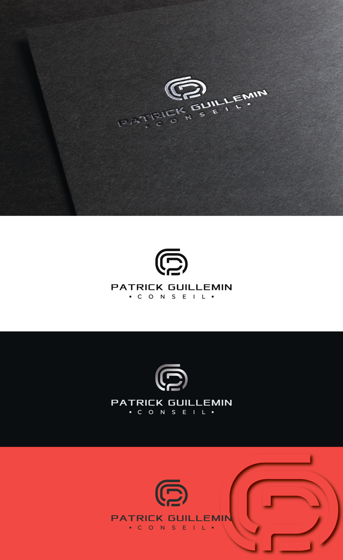 Diseño de Logo por AnnaRoshch para Patrick Guillemin Conseil SARL | Diseño #27266457