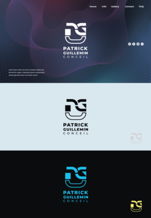 Diseño de Logo por AnnaRoshch para Patrick Guillemin Conseil SARL | Diseño: #27371051