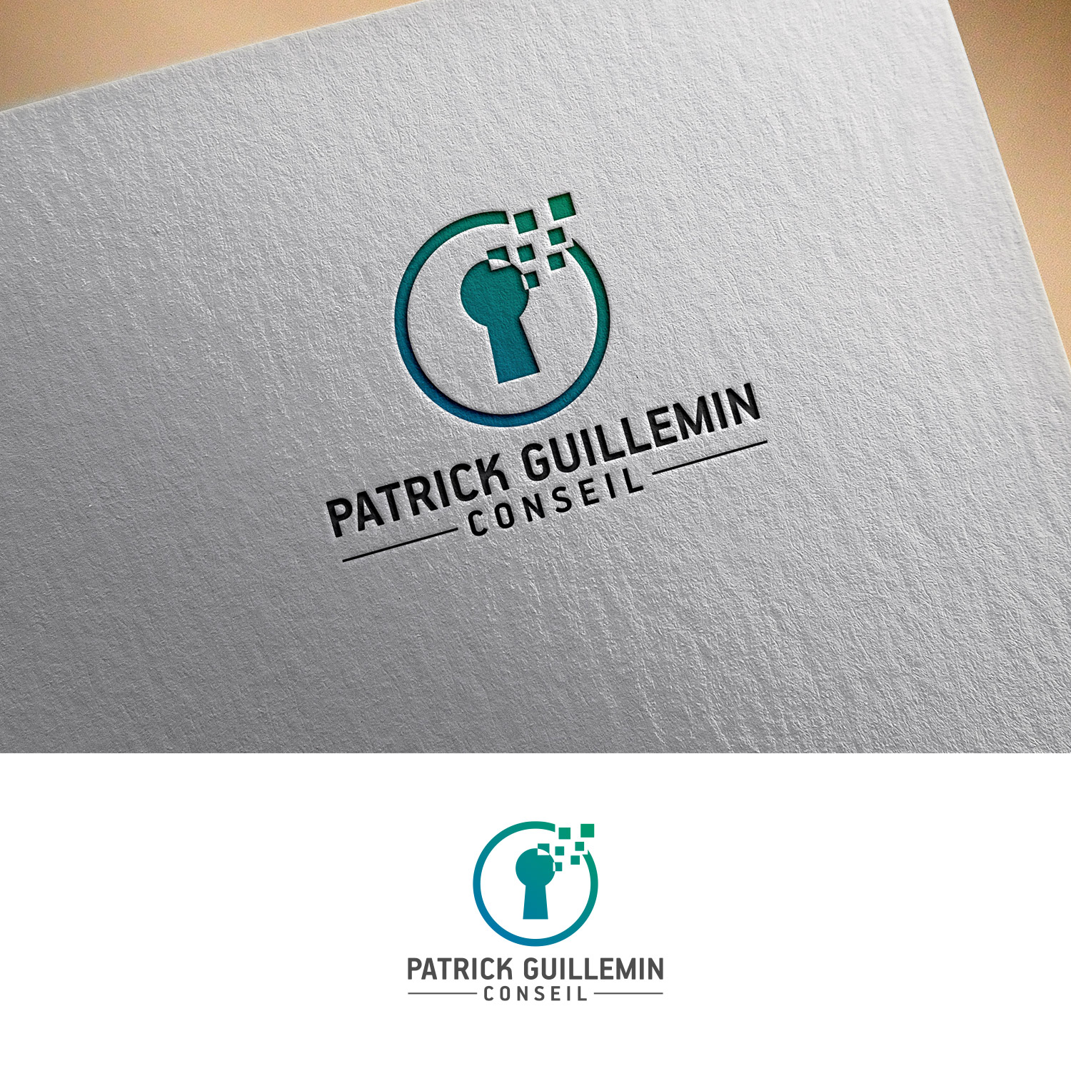 Logo Design by DesignDUO for Patrick Guillemin Conseil SARL | Design #27279278