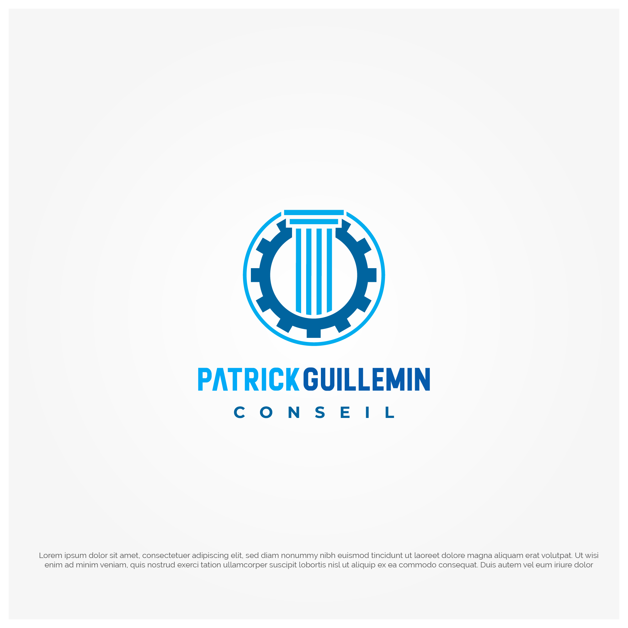 Logo Design by JoseDesign for Patrick Guillemin Conseil SARL | Design #27291710