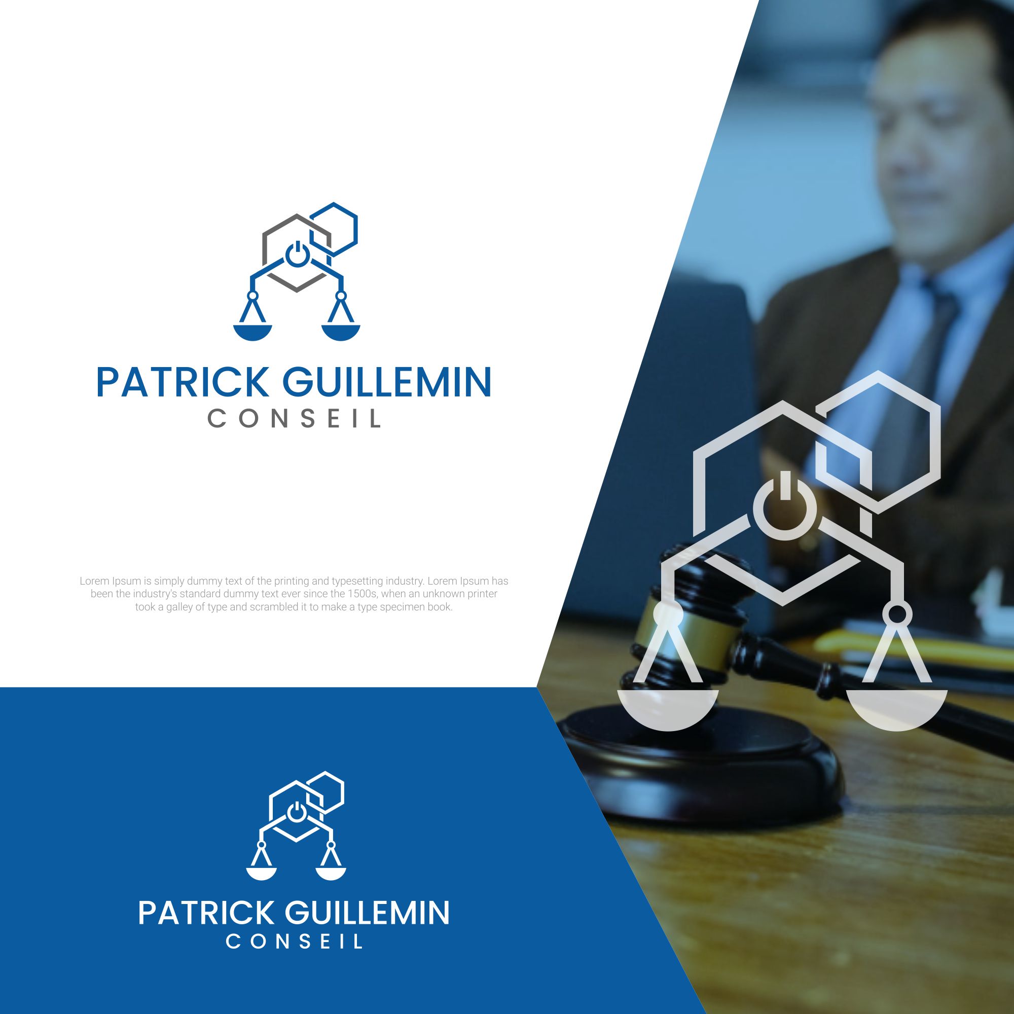 Logo Design by Apple Dsigner for Patrick Guillemin Conseil SARL | Design #27293885