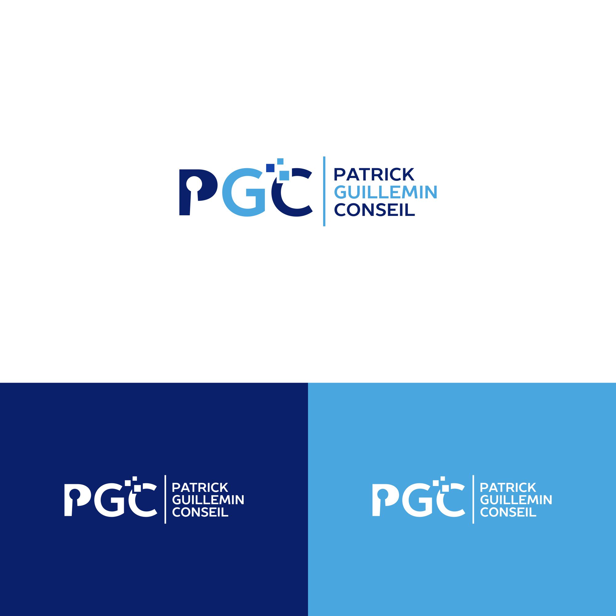 Diseño de Logo por MX LogoArt para Patrick Guillemin Conseil SARL | Diseño #27354224
