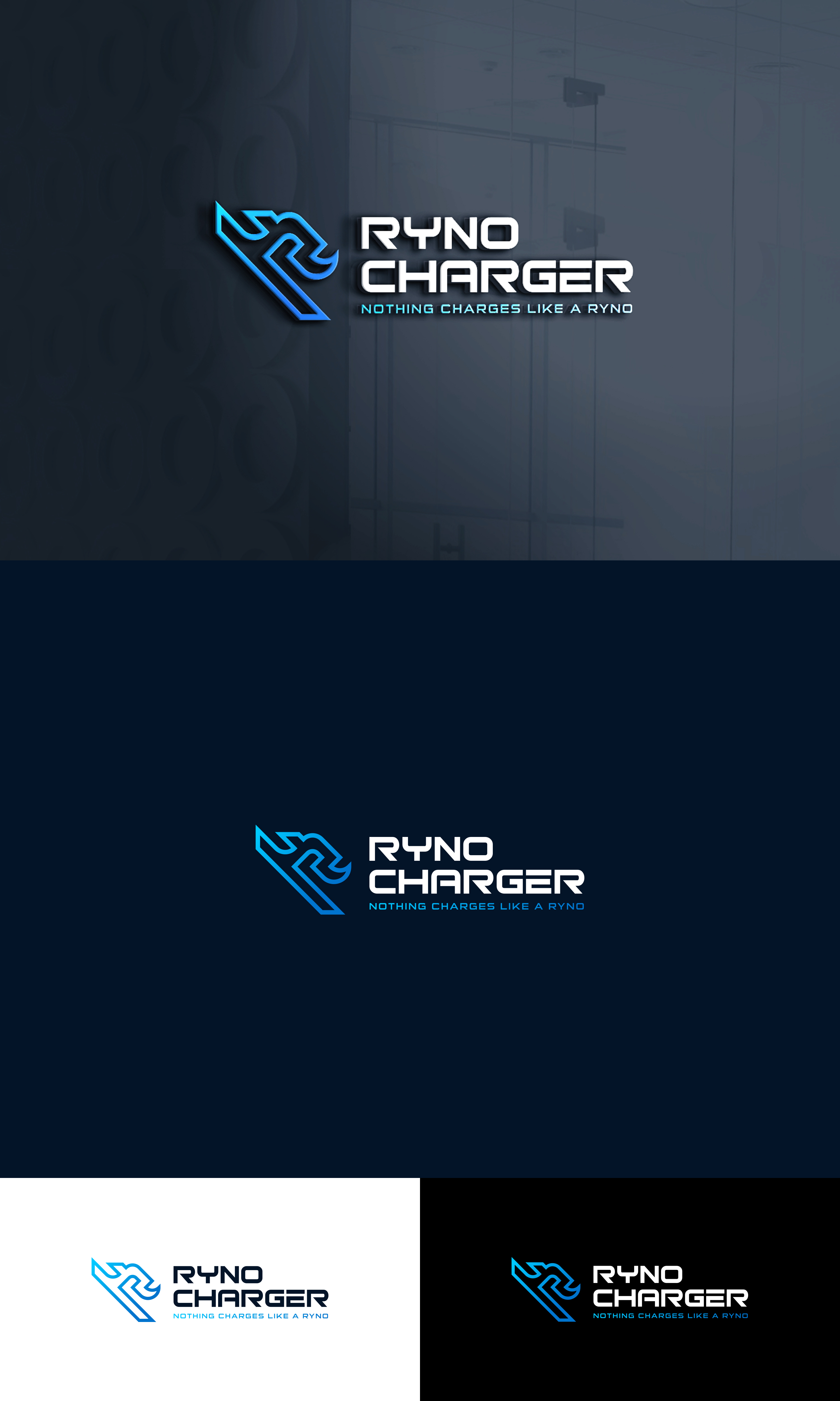 Logo Design by Ally Mac for RYNO Chargers LLC | Design #27291497