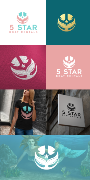 5 STAR BOAT RENTALS | Logo-Design von Classy Custom