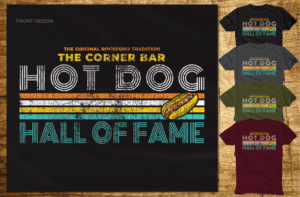 Hot Dog Hall of Fame T | T-Shirt-Design von CoffeeBreak88