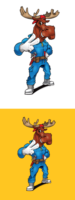 Moose the boiler mover  | T-Shirt-Design von ally designs