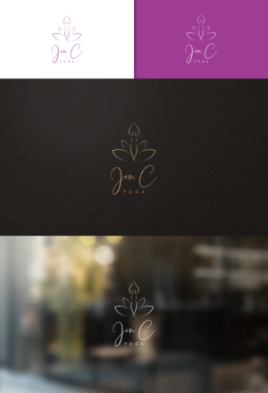  Jen C Yoga  | Logo Design by Paperfox Designs