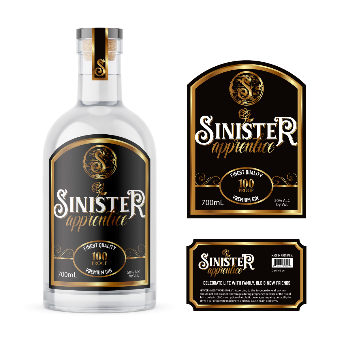 Label Design by Sergio Coelho for this project | Design #27301335