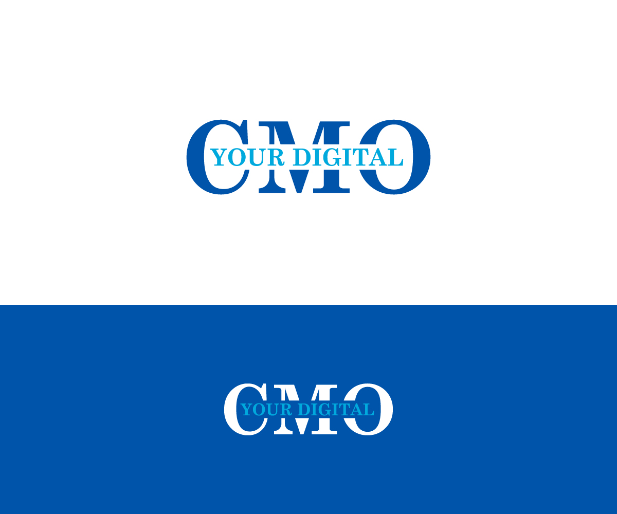 Cmo Lettering Design Bold, Playful, Digital Marketing Logo Design for Your Digital CMO by ...