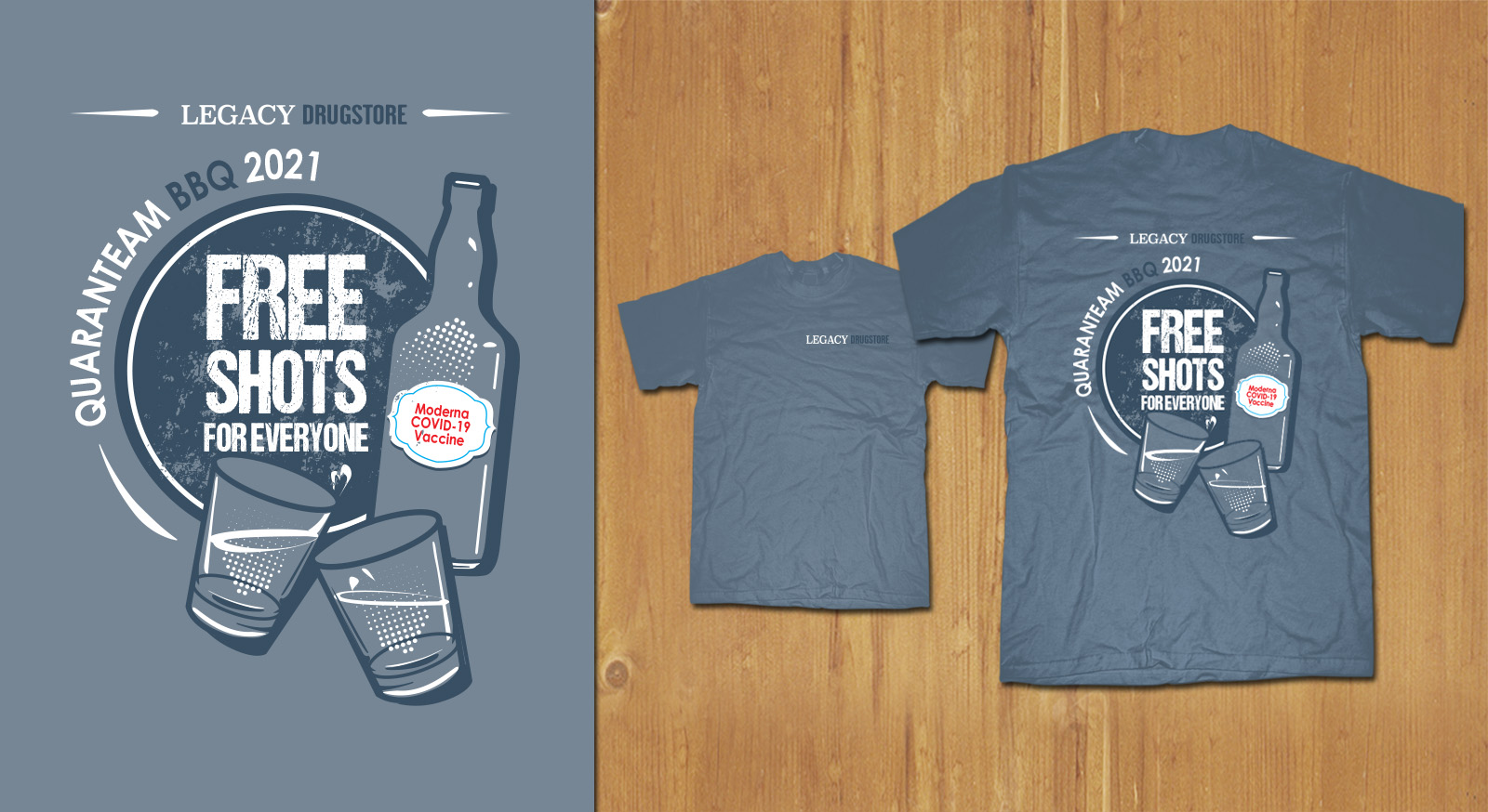 T-shirt Design by MNM for Legacy Drugstore | Design #27263826