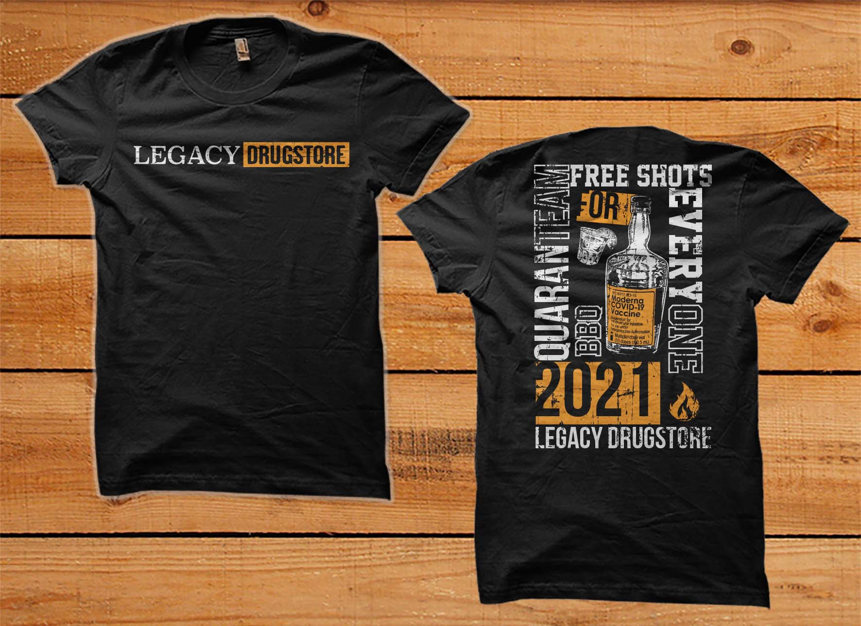 T-shirt Design by SATHIRA for Legacy Drugstore | Design #27268432