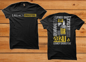 T-shirt Design by SATHIRA for Legacy Drugstore | Design: #27270046