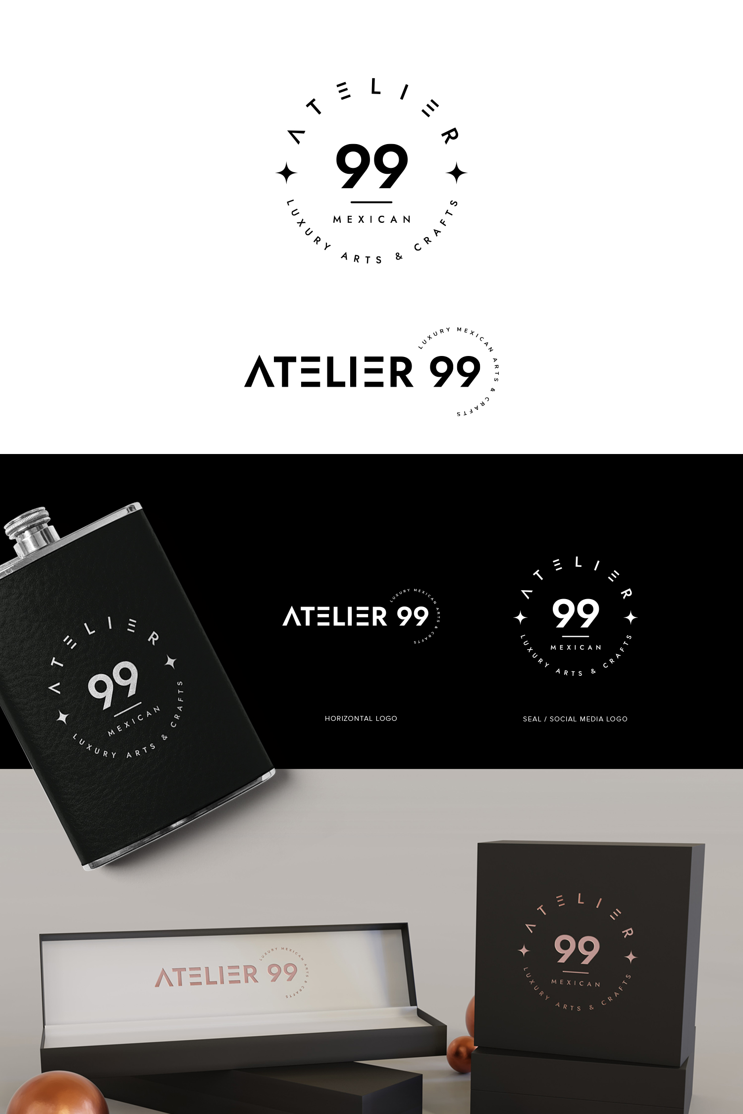 Logo Design by designbysy for Atelier99 | Design #27268761