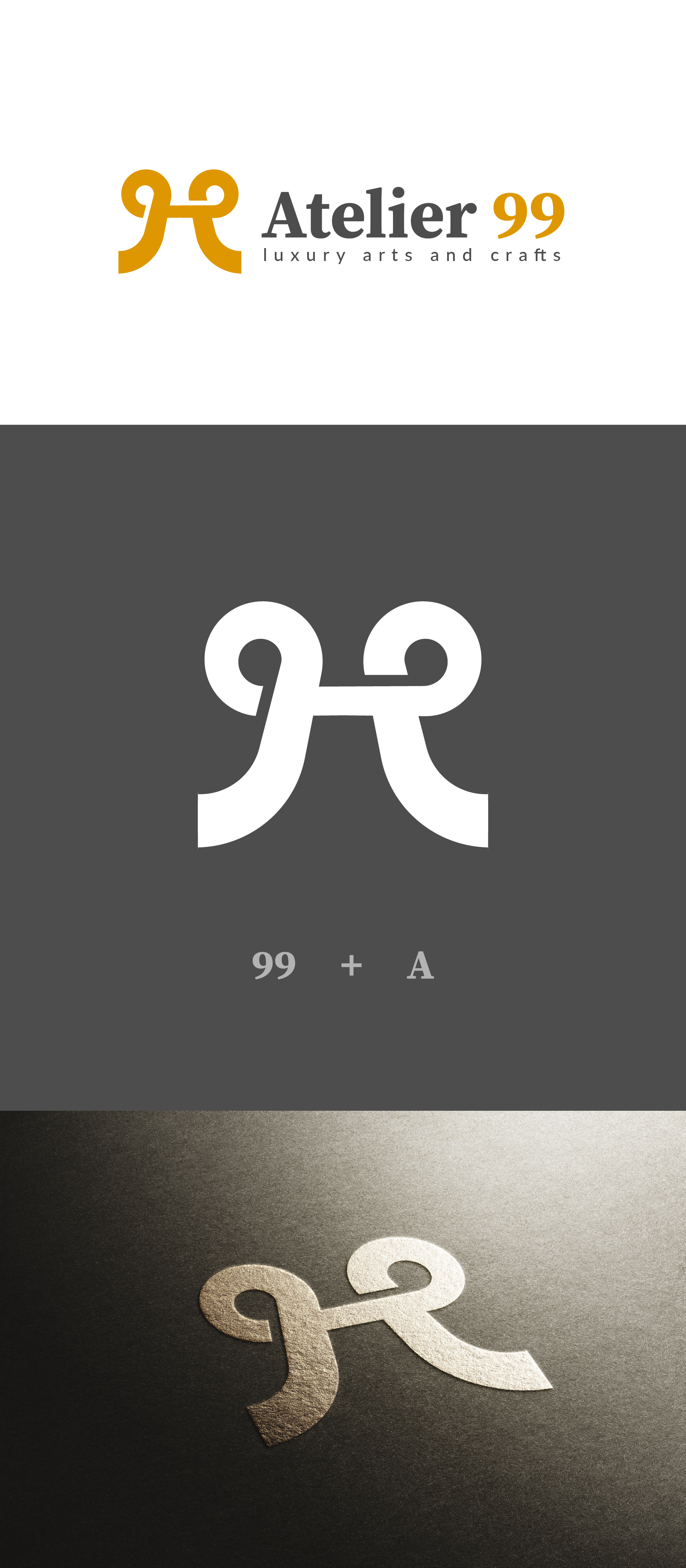 Logo Design by bangkitisnu26 for Atelier99 | Design #27263827