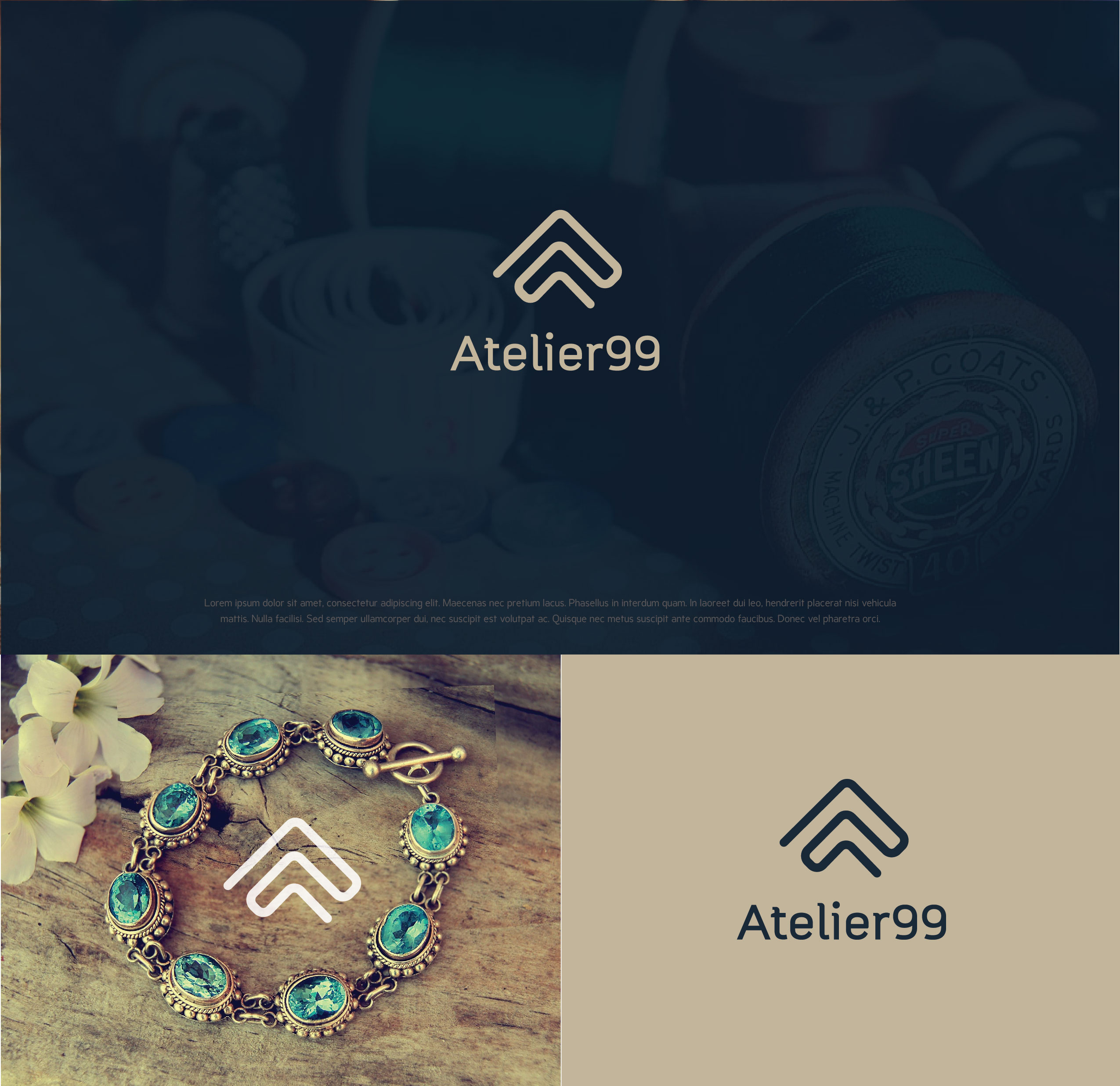 Logo Design by kelvinotis for Atelier99 | Design #27299690