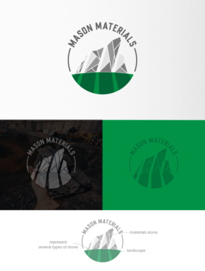 Mason Materials | Logo Design by SunuAji_DC