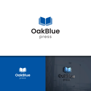 Oak Blue Press | Logo Design by MunirMishbah