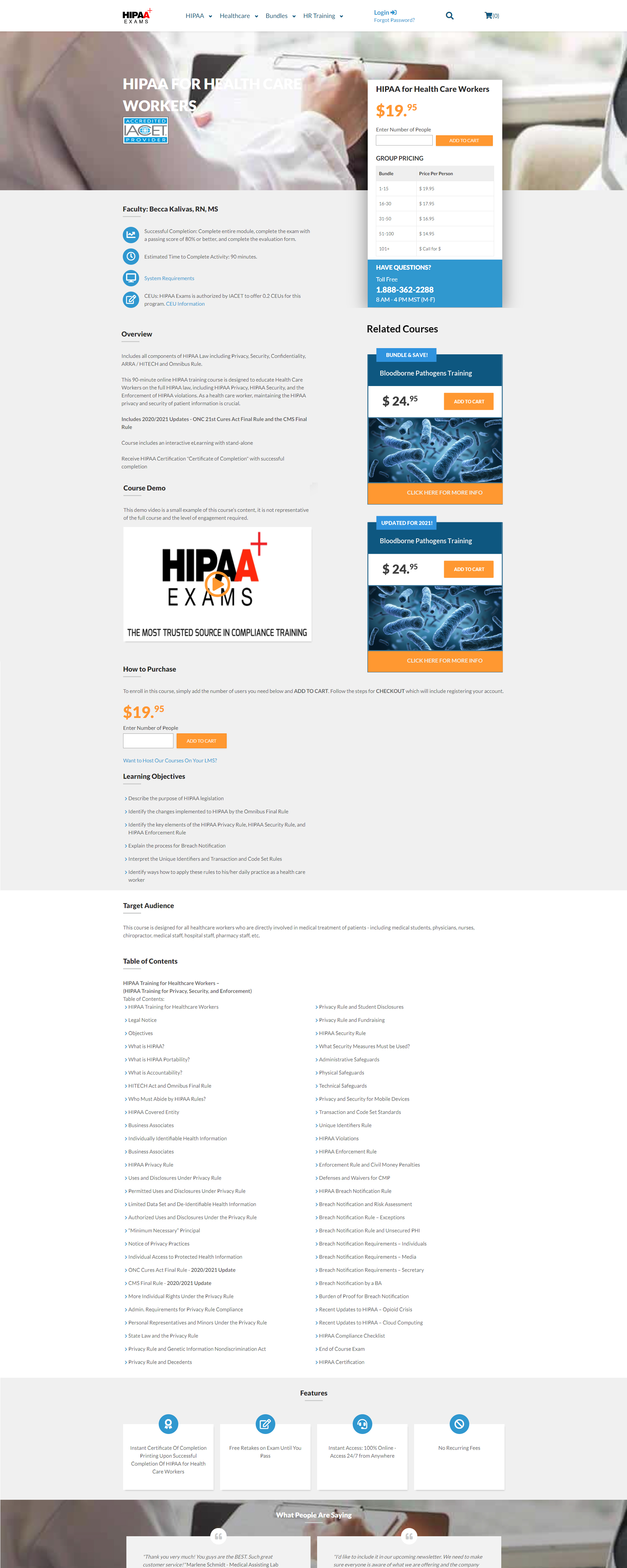 Web Design by WebPixel for HIPAA Exams | Design #27269834