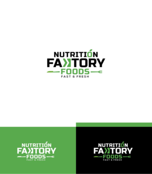 NUTRITION FAKTORY FOODS (possibly a space for a tagline as well, something like Fast & Fresh) | Logo Design by ecorokerz