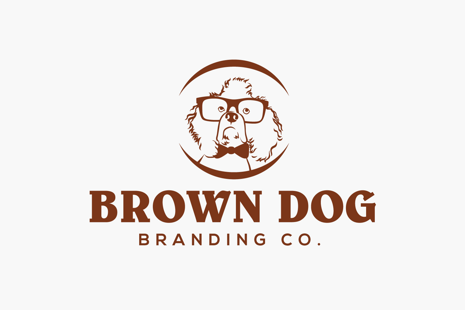 Logo Design by step forward 2 for Brown Dog Branding Co. | Design #27267064