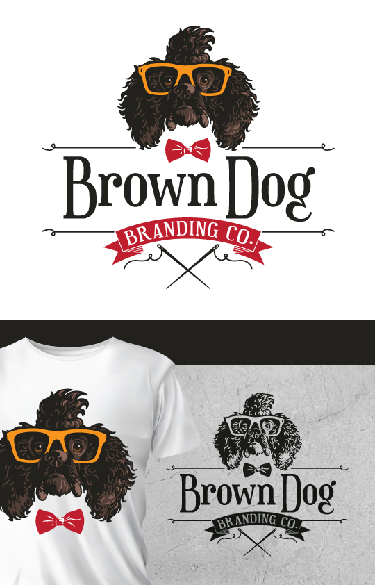 Logo Design by ally designs for Brown Dog Branding Co. | Design #27271610