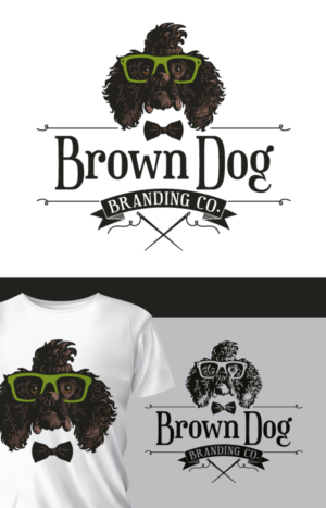 Logo Design by ally designs for Brown Dog Branding Co. | Design: #27295054