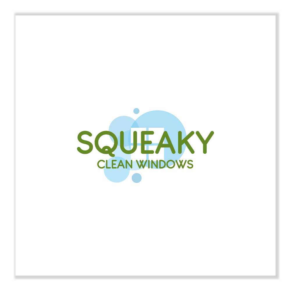 Logo Design by Sujit Banerjee for Squeaky Clean Windows | Design #27270870