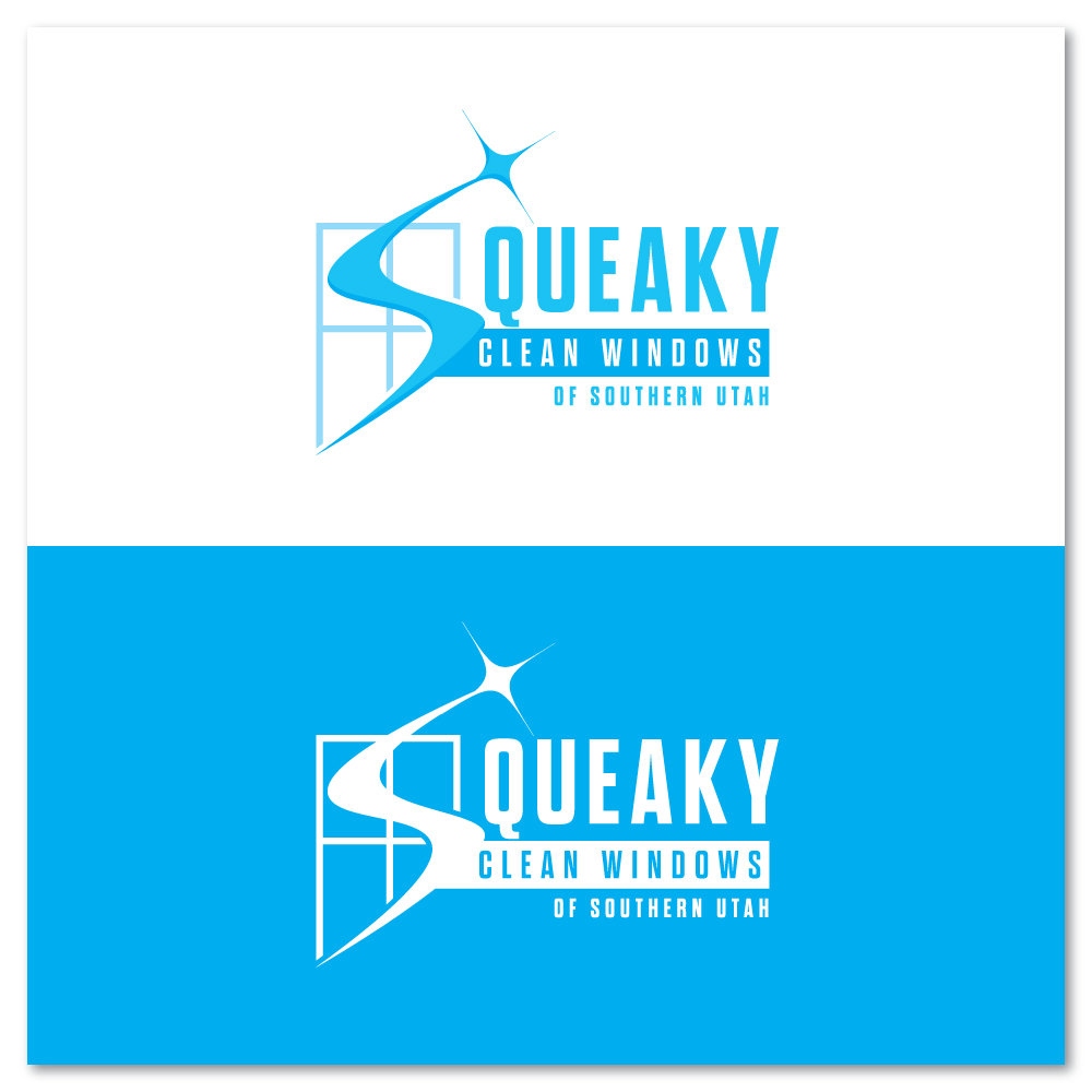 Logo Design by Sujit Banerjee for Squeaky Clean Windows | Design #27270872