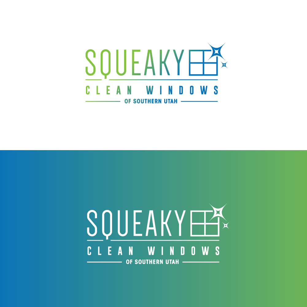 Logo Design by Sujit Banerjee for Squeaky Clean Windows | Design #27270875