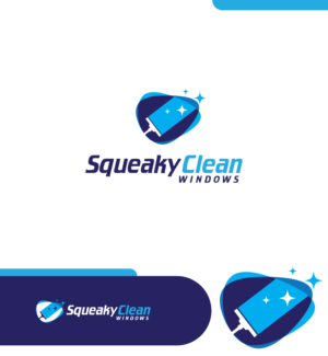 Logo Design by ecorokerz for Squeaky Clean Windows | Design: #27283300