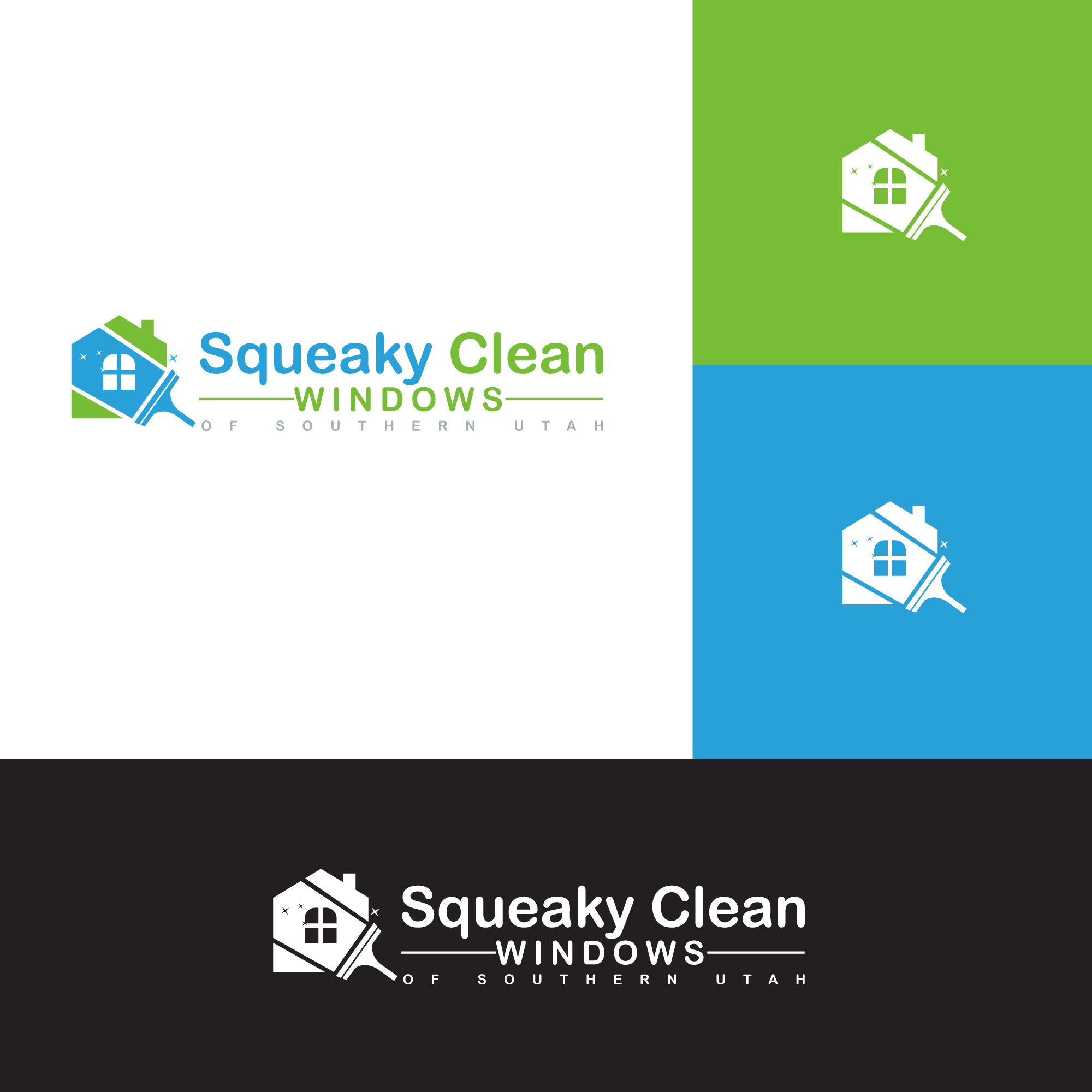 Logo Design by webeezine for Squeaky Clean Windows | Design #27283379