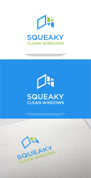 Logo Design by MASH Std for Squeaky Clean Windows | Design: #27269633