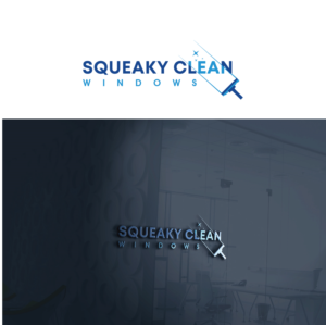 Logo Design by Maxo-Biz for Squeaky Clean Windows | Design: #27284071